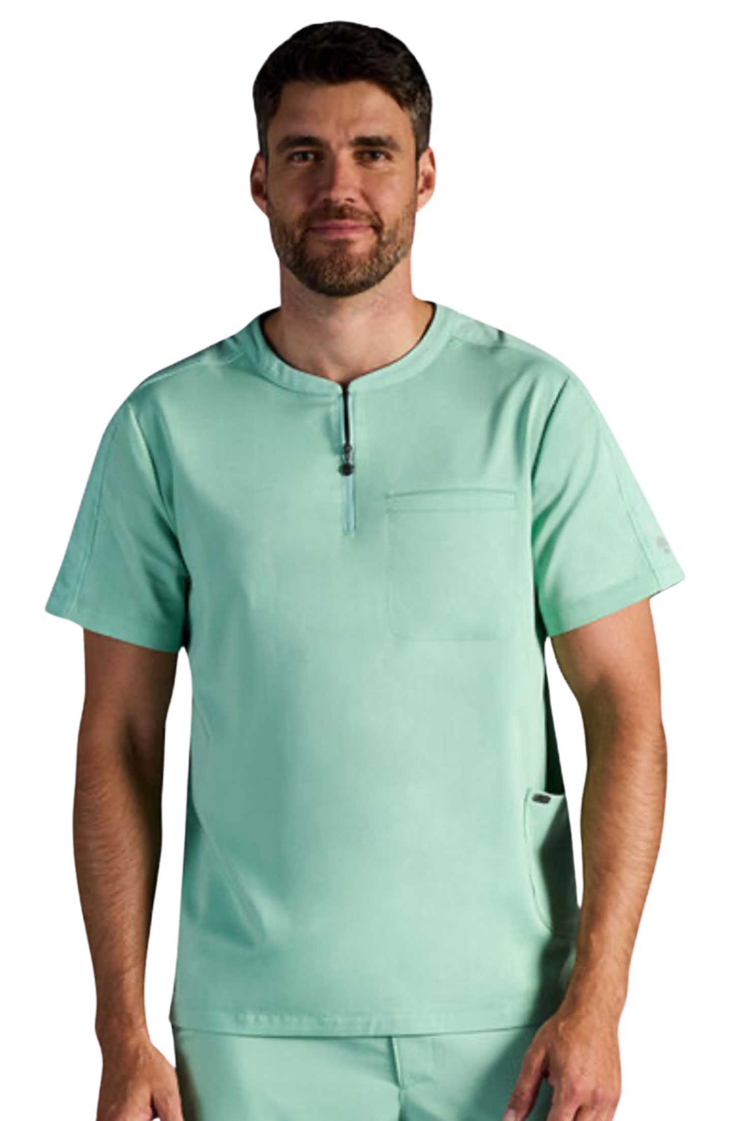 Men's Victor Quarter Zip Scrub Top